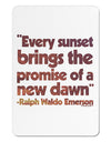 Emerson Sunset Quote Aluminum Magnet-Fridge Magnet-TooLoud-Davson Sales