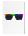 Pride Rainbow Glasses Aluminum Magnet by TooLoud-TooLoud-White-Davson Sales