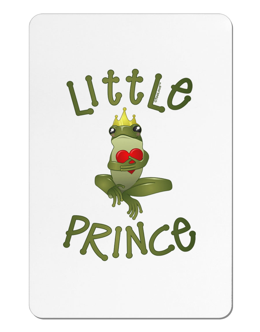 Little Prince Frog Aluminum Magnet-TooLoud-White-Davson Sales