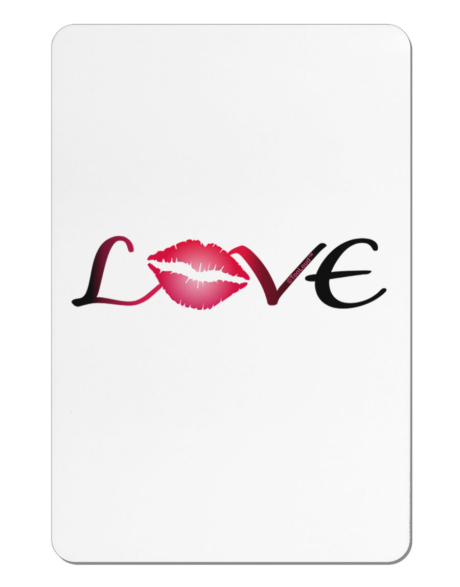 Love Kiss Aluminum Magnet-TooLoud-White-Davson Sales