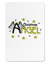 Christmas Angel Text Aluminum Magnet-TooLoud-White-Davson Sales