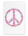 Peace Sign Hearts Aluminum Magnet-TooLoud-White-Davson Sales