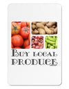 Buy Local Produce Text Aluminum Magnet-TooLoud-White-Davson Sales