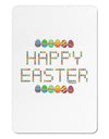 Happy Easter Eggs Aluminum Magnet-TooLoud-White-Davson Sales