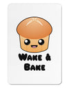 Wake and Bake Cute Roll Aluminum Magnet-TooLoud-White-Davson Sales