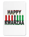 Happy Kwanzaa Candles Aluminum Magnet-TooLoud-White-Davson Sales