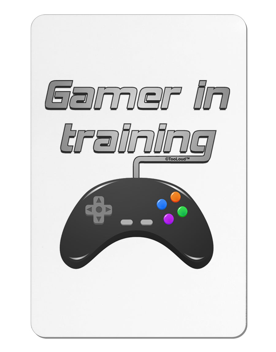 Gamer In Training Color Aluminum Magnet by TooLoud-TooLoud-White-Davson Sales