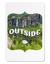 Go Outside - Beautiful Cliffs Aluminum Magnet by TooLoud-TooLoud-White-Davson Sales