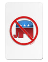 Distressed No Republicans Sign Aluminum Magnet-TooLoud-White-Davson Sales