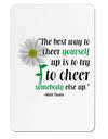 Cheer Yourself Up Mark Twain Aluminum Magnet-TooLoud-White-Davson Sales