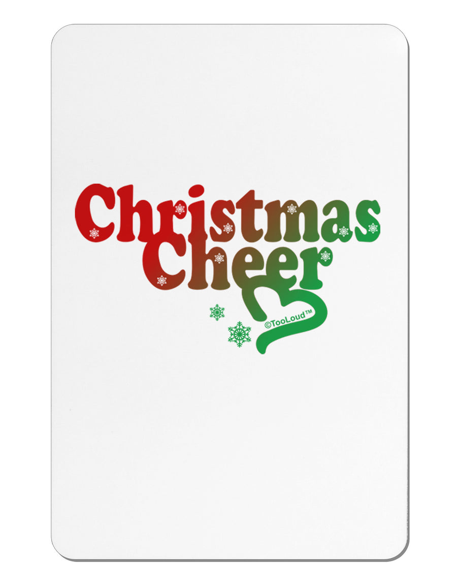 Christmas Cheer Color Aluminum Magnet-TooLoud-White-Davson Sales