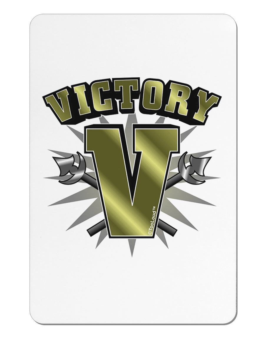 Victory V Aluminum Magnet-TooLoud-White-Davson Sales