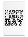 Happy Labor Day Text Aluminum Magnet-TooLoud-White-Davson Sales