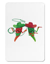 Cowboy Chili Peppers Aluminum Magnet-TooLoud-White-Davson Sales