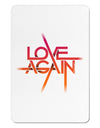 Love Again Typography Aluminum Magnet-TooLoud-White-Davson Sales