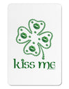 Kiss Me Clover Aluminum Magnet-TooLoud-White-Davson Sales