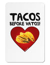 Tacos before Vatos Collapsible Neoprene Tall Can Insulator by TooLoud-TooLoud-White-Davson Sales
