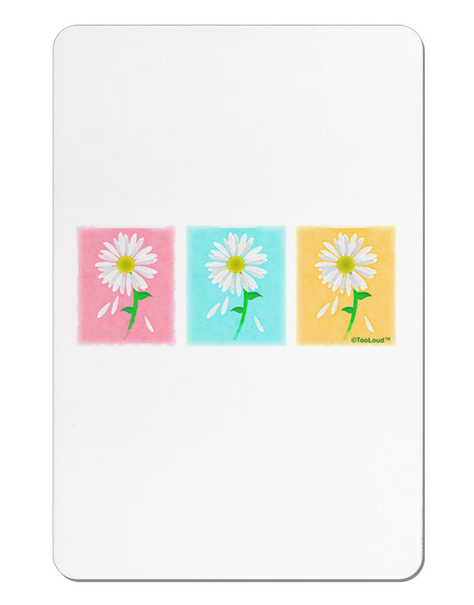 Pretty Daisies Watercolor Aluminum Magnet-Fridge Magnet-TooLoud-Davson Sales