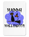 Witch Cat Aluminum Magnet-TooLoud-White-Davson Sales