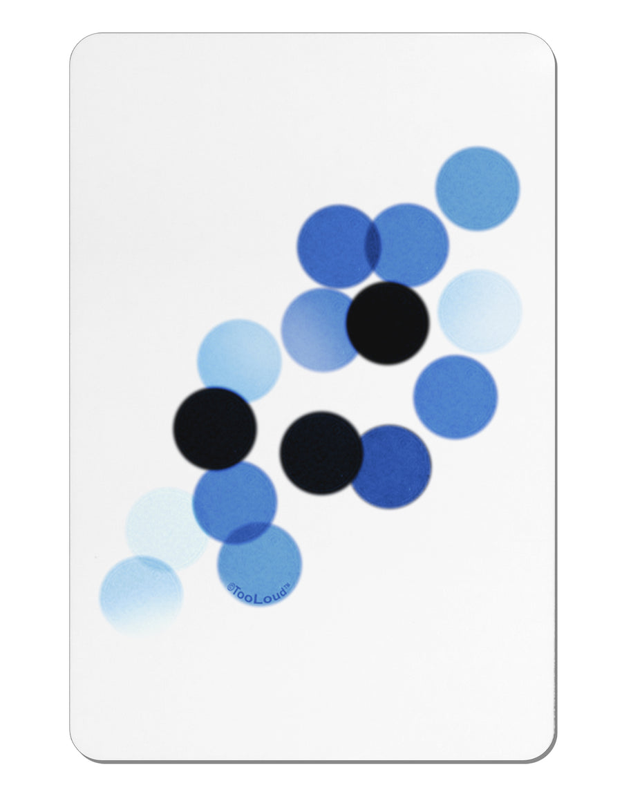 Inverted Bokeh Aluminum Magnet by TooLoud-TooLoud-White-Davson Sales