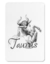 Taurus Illustration Aluminum Magnet-TooLoud-White-Davson Sales