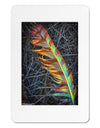 Rainbow Feather Aluminum Magnet-TooLoud-White-Davson Sales