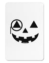 Monocle Jack-o-Lantern B-W Aluminum Magnet-TooLoud-White-Davson Sales