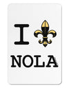 I Love NOLA Fleur de Lis Aluminum Magnet-TooLoud-White-Davson Sales