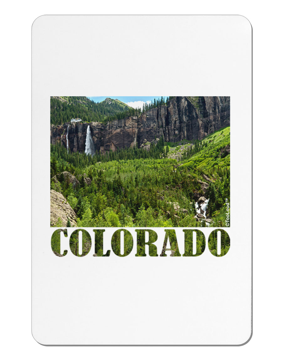 Beautiful Cliffs Colorado Aluminum Magnet by TooLoud-TooLoud-White-Davson Sales