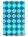 Blue Argyle AOP Aluminum Magnet All Over Print by TooLoud-TooLoud-White-Davson Sales