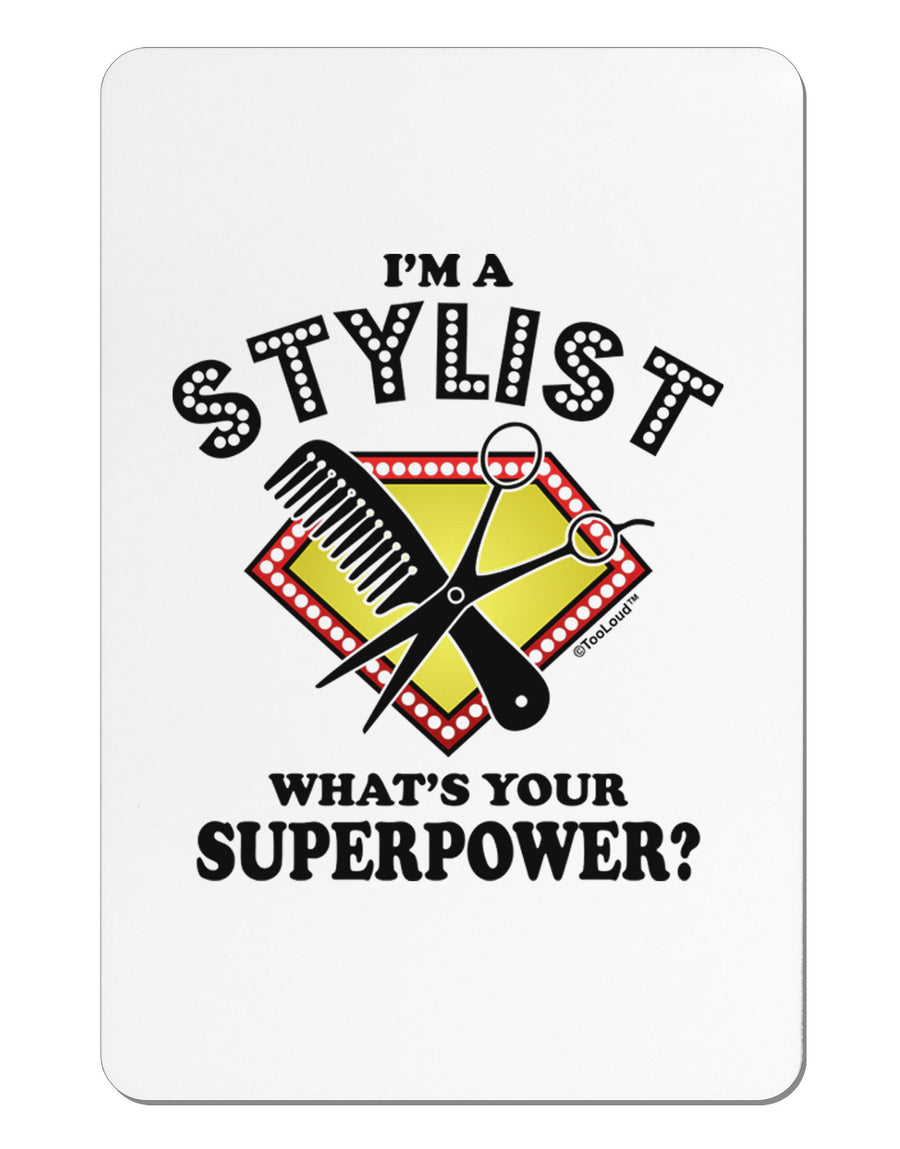 Stylist - Superpower Aluminum Magnet-TooLoud-White-Davson Sales