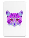 Geometric Kitty Purple Aluminum Magnet-TooLoud-White-Davson Sales