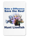 Save the Reef - Hunt Lionfish Aluminum Magnet-TooLoud-White-Davson Sales