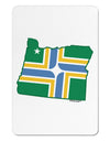 Portland Oregon Flag Aluminum Magnet-TooLoud-White-Davson Sales