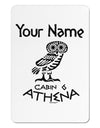 Personalized Cabin 6 Athena Aluminum Magnet by TooLoud-TooLoud-White-Davson Sales