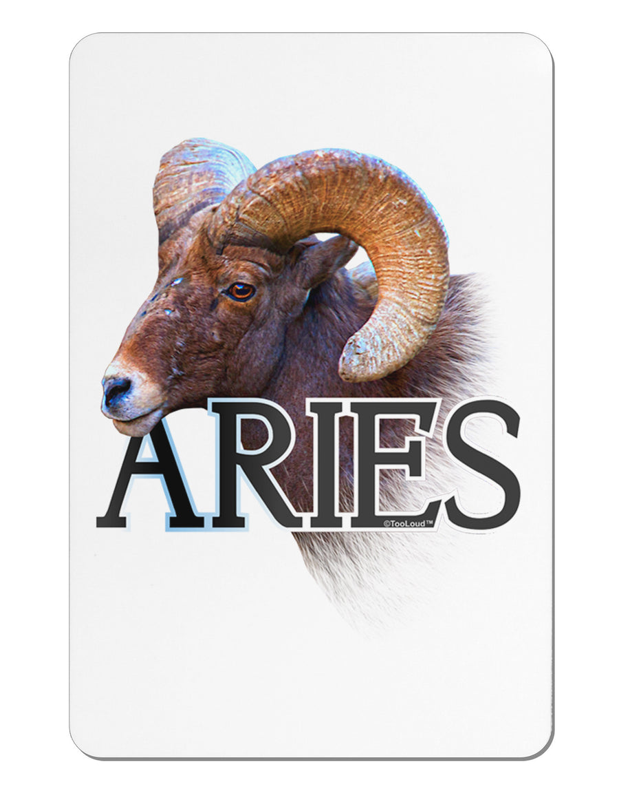 Majestic Aries Picture Aluminum Magnet-TooLoud-White-Davson Sales