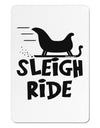 Sleigh Ride BnW Aluminum Magnet-TooLoud-White-Davson Sales