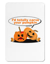 Carve your pumpkin Aluminum Magnet-TooLoud-White-Davson Sales