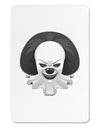 Scary Clown Grayscale Aluminum Magnet-TooLoud-White-Davson Sales