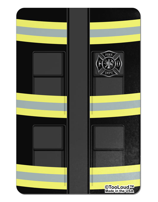 Firefighter Black AOP Aluminum Magnet All Over Print-TooLoud-White-Davson Sales