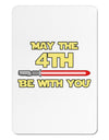 4th Be With You Beam Sword Aluminum Magnet by TooLoud-TooLoud-White-Davson Sales