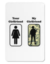 Your Girlfriend My Girlfriend Military Collapsible Neoprene Tall Can Insulator by TooLoud-TooLoud-White-Davson Sales