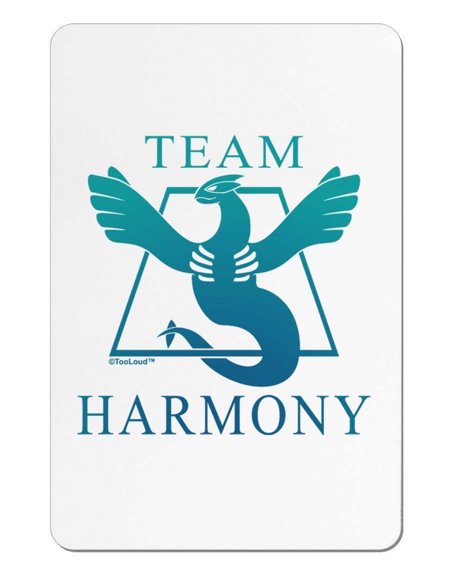 Team Harmony Aluminum Magnet-TooLoud-White-Davson Sales