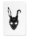 Scary Bunny Face Black Aluminum Magnet-TooLoud-White-Davson Sales