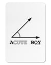 Acute Boy Aluminum Magnet-TooLoud-White-Davson Sales