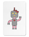 Cute Robot Female Aluminum Magnet by TooLoud-TooLoud-White-Davson Sales