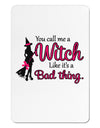 Witch - Bad Thing Aluminum Magnet-TooLoud-White-Davson Sales