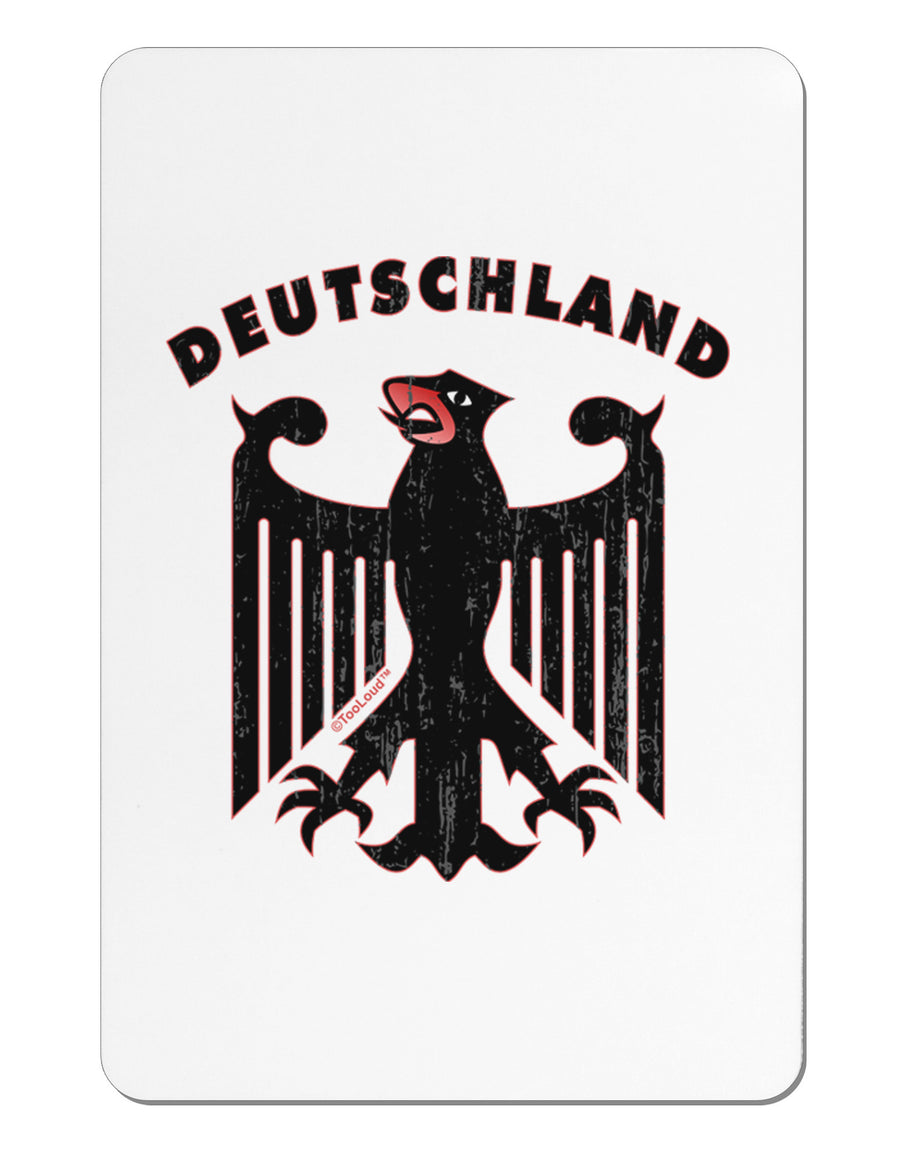 Bundeswehr Logo Deutschland Aluminum Magnet-TooLoud-White-Davson Sales