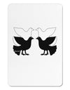 Four Calling Birds Aluminum Magnet-TooLoud-White-Davson Sales