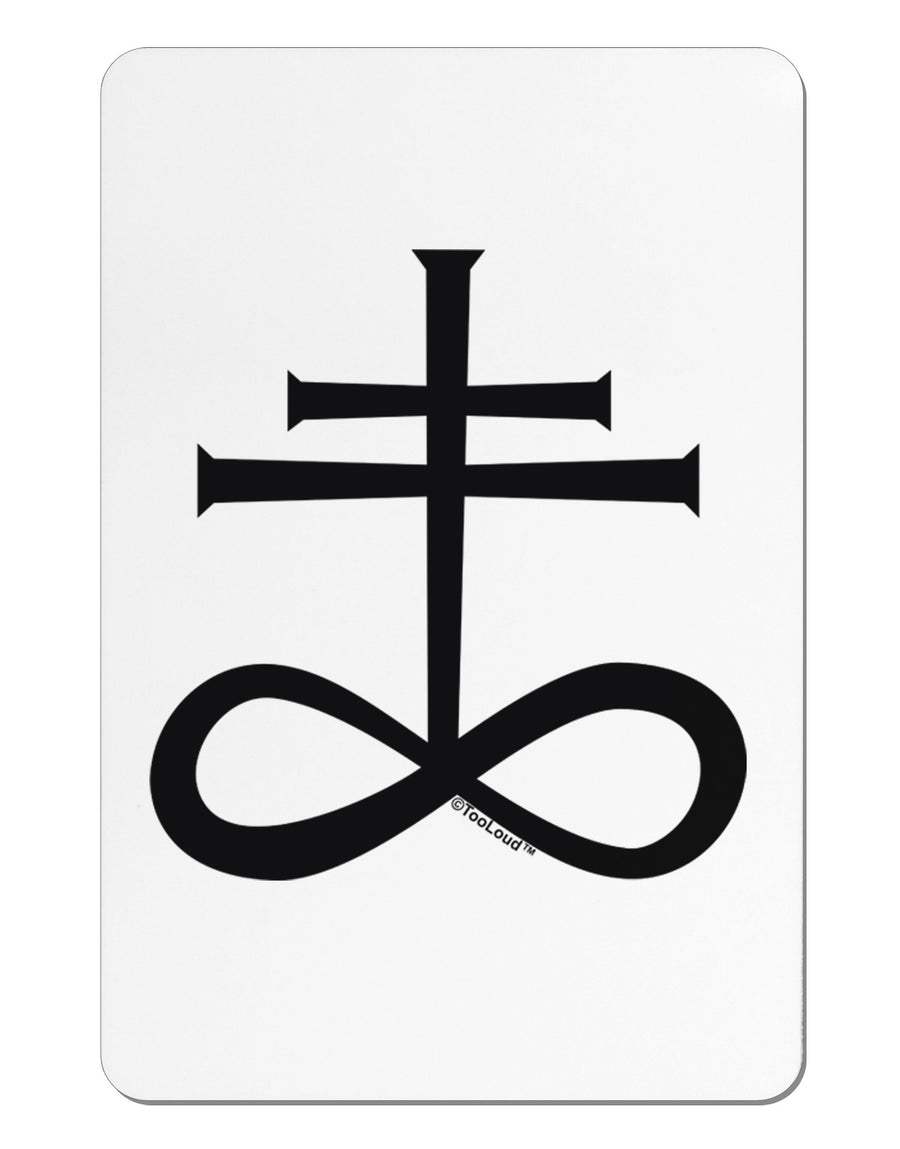 Sulphur Cross Aluminum Magnet-TooLoud-White-Davson Sales